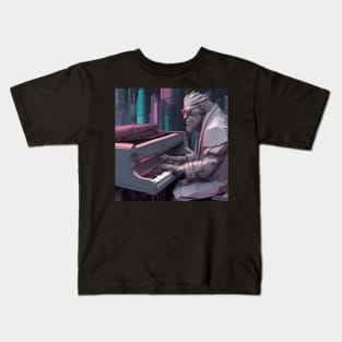 A Cyberpunk Pianist Kids T-Shirt